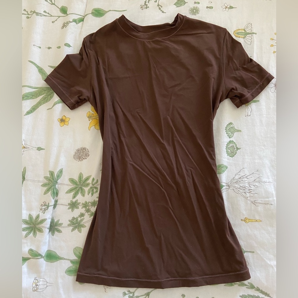 SKIMS cocoa fits everybody tee xxs